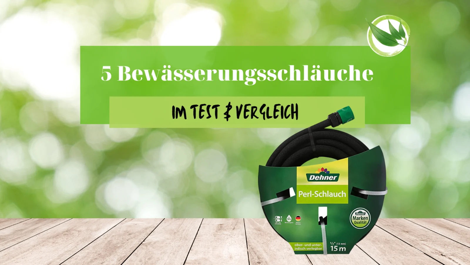 5 Bewässerungsschläuche im Test & Vergleich 2026