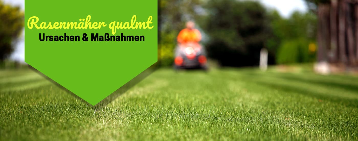 Rasenmäher qualmt – Ursachen & Maßnahmen