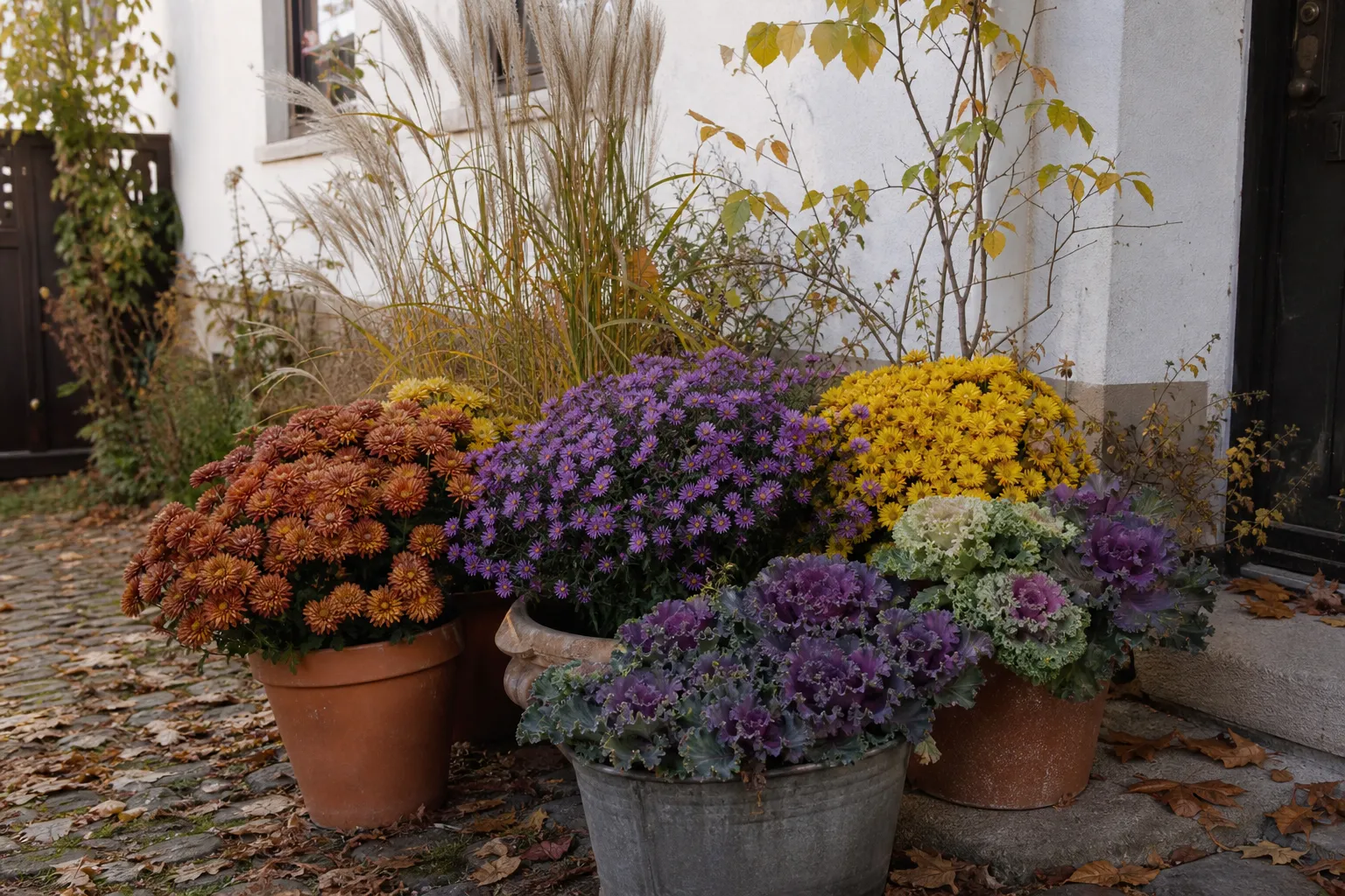 Chrysanthemen kombinieren: die schönsten Partner fürs Herbstbeet