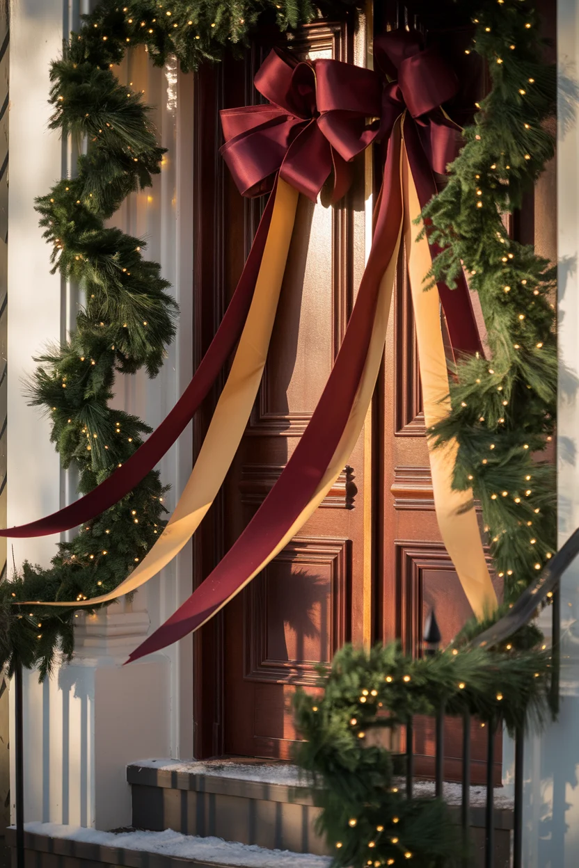 Verwende elegante Schleifen für dekorative Akzente