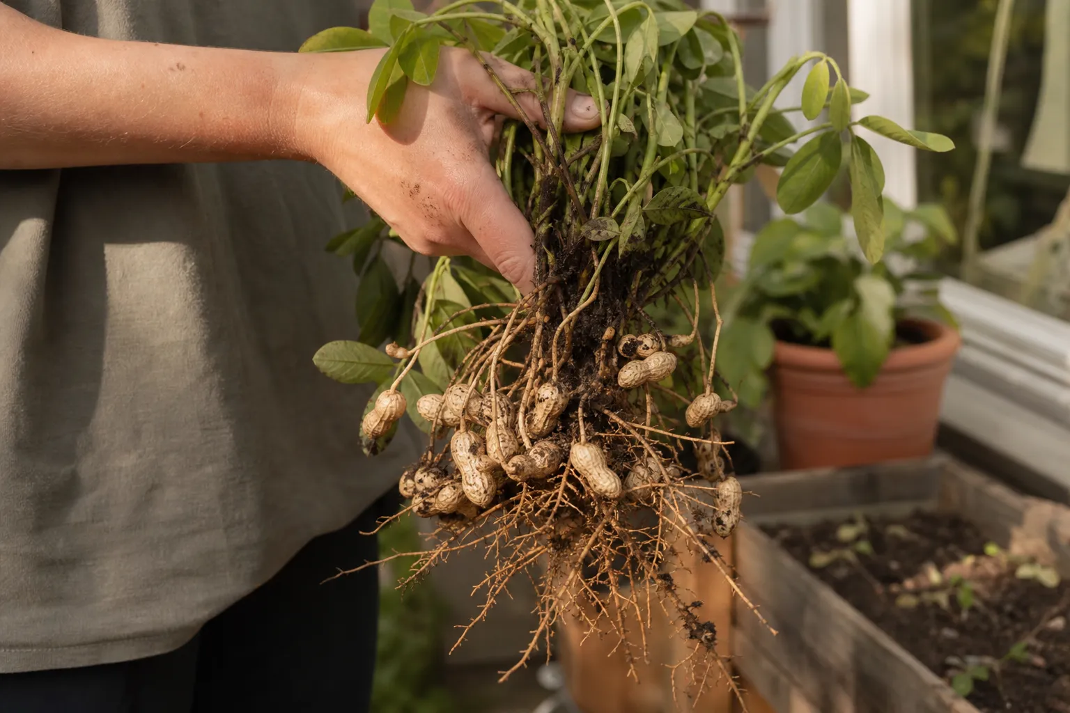 Erdnüsse anbauen: eigene Nüsse aus Topf und Beet ernten