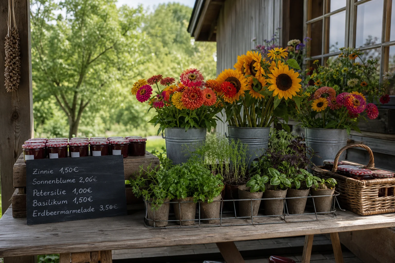 Mit dem Garten Geld verdienen: 11 realistische Wege — von der Jungpflanze bis zum Workshop