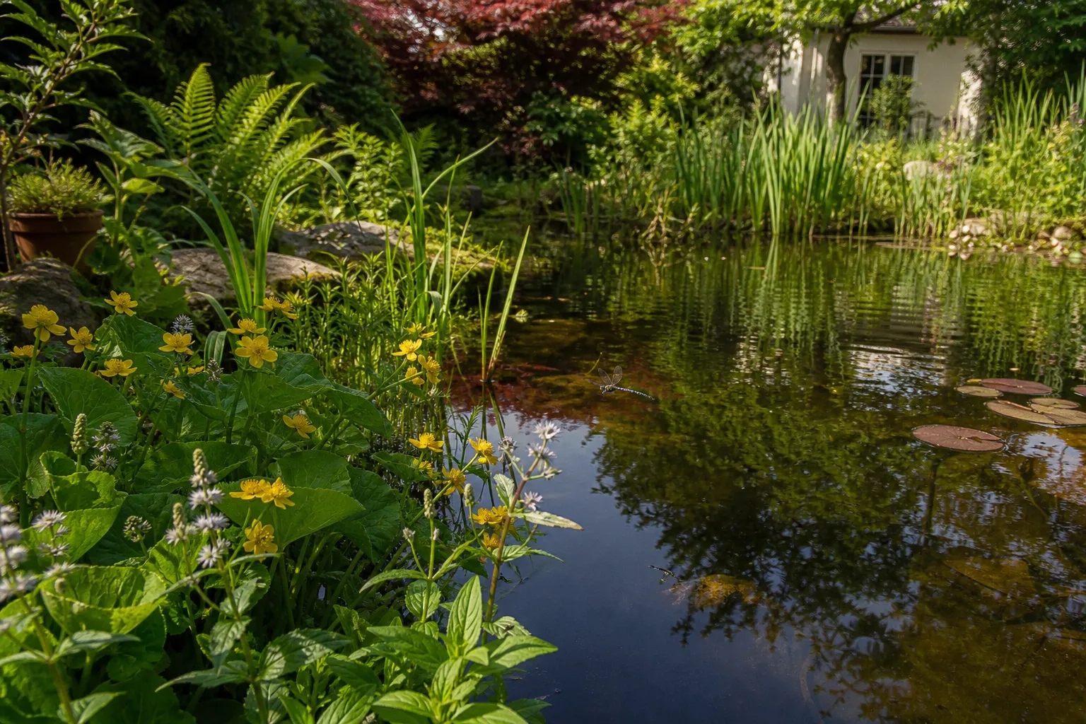 Gartenteich anlegen: 8 gute Gründe für Wasser im Garten