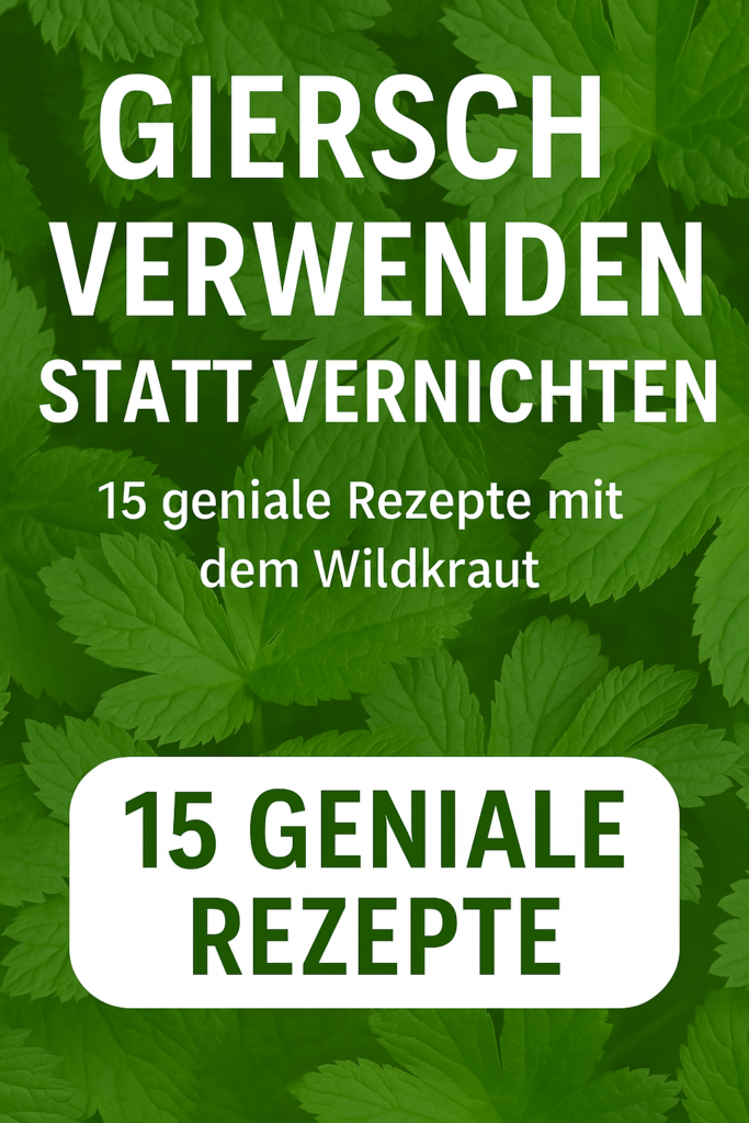 Giersch-Rezepte entdecken und nutzen