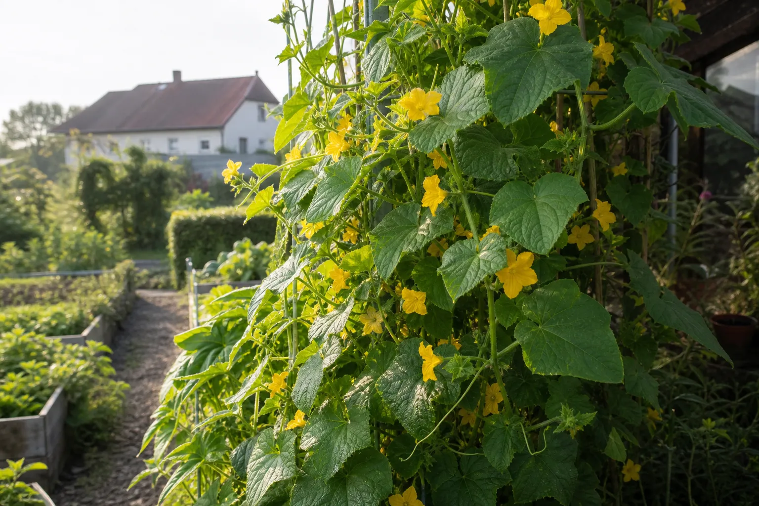 Gurke blüht wie verrückt, aber keine einzige Frucht? Das steckt dahinter