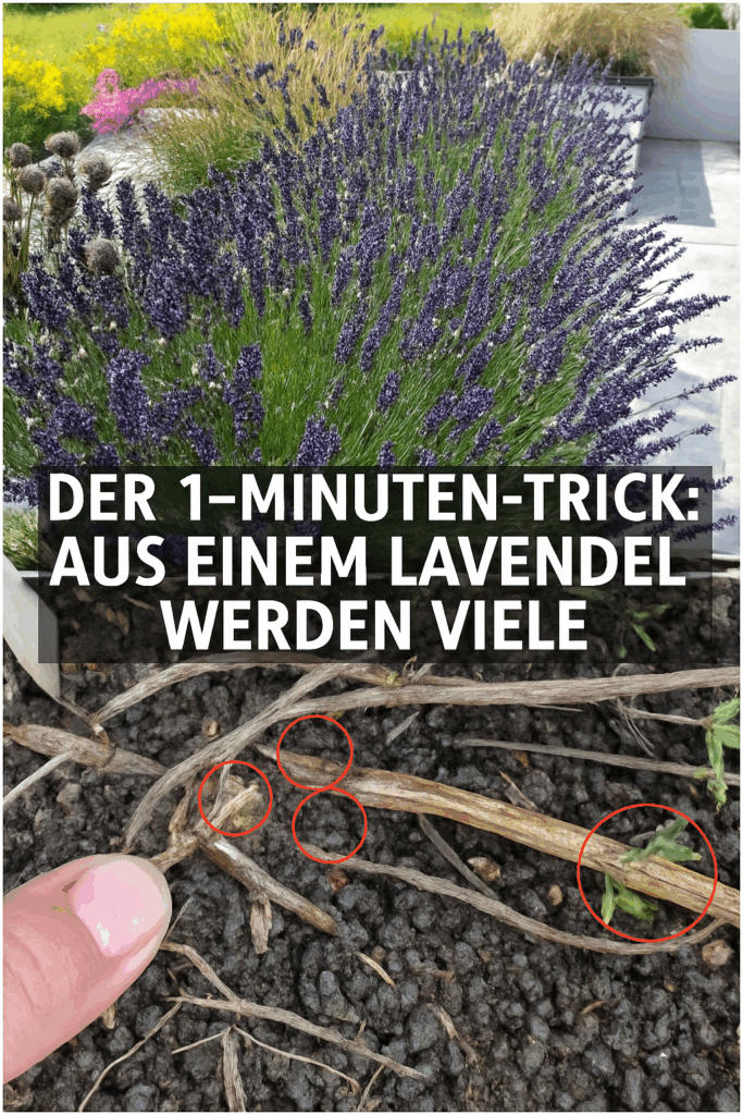 Lavendel vermehren mit einfachem Trick