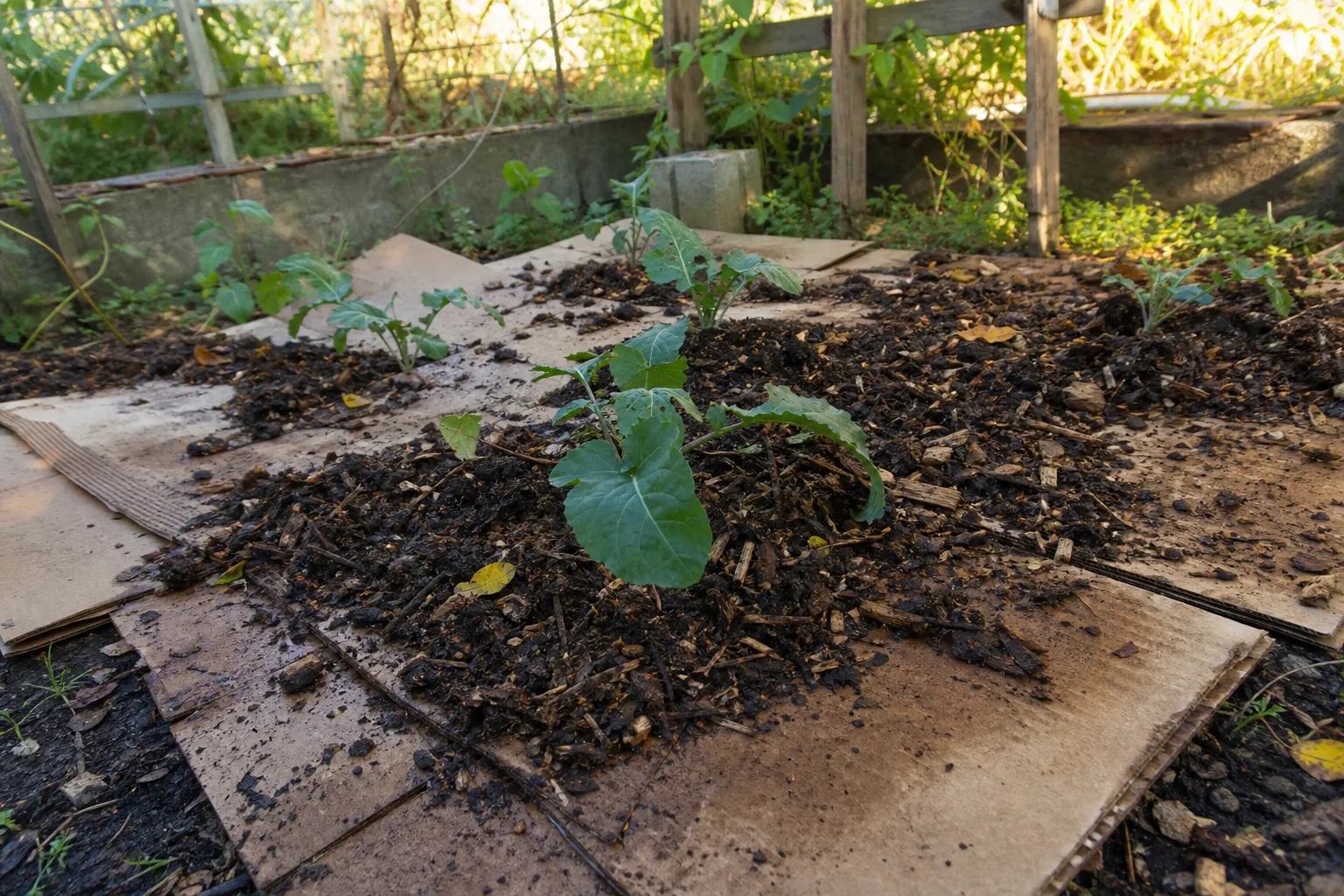 Karton im Garten: 7 clevere Wege, Pappe wiederzuverwenden