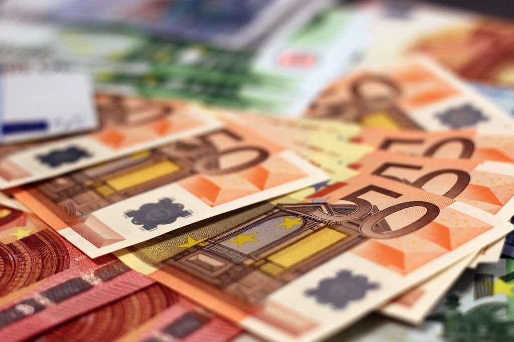 money, banknotes, euro