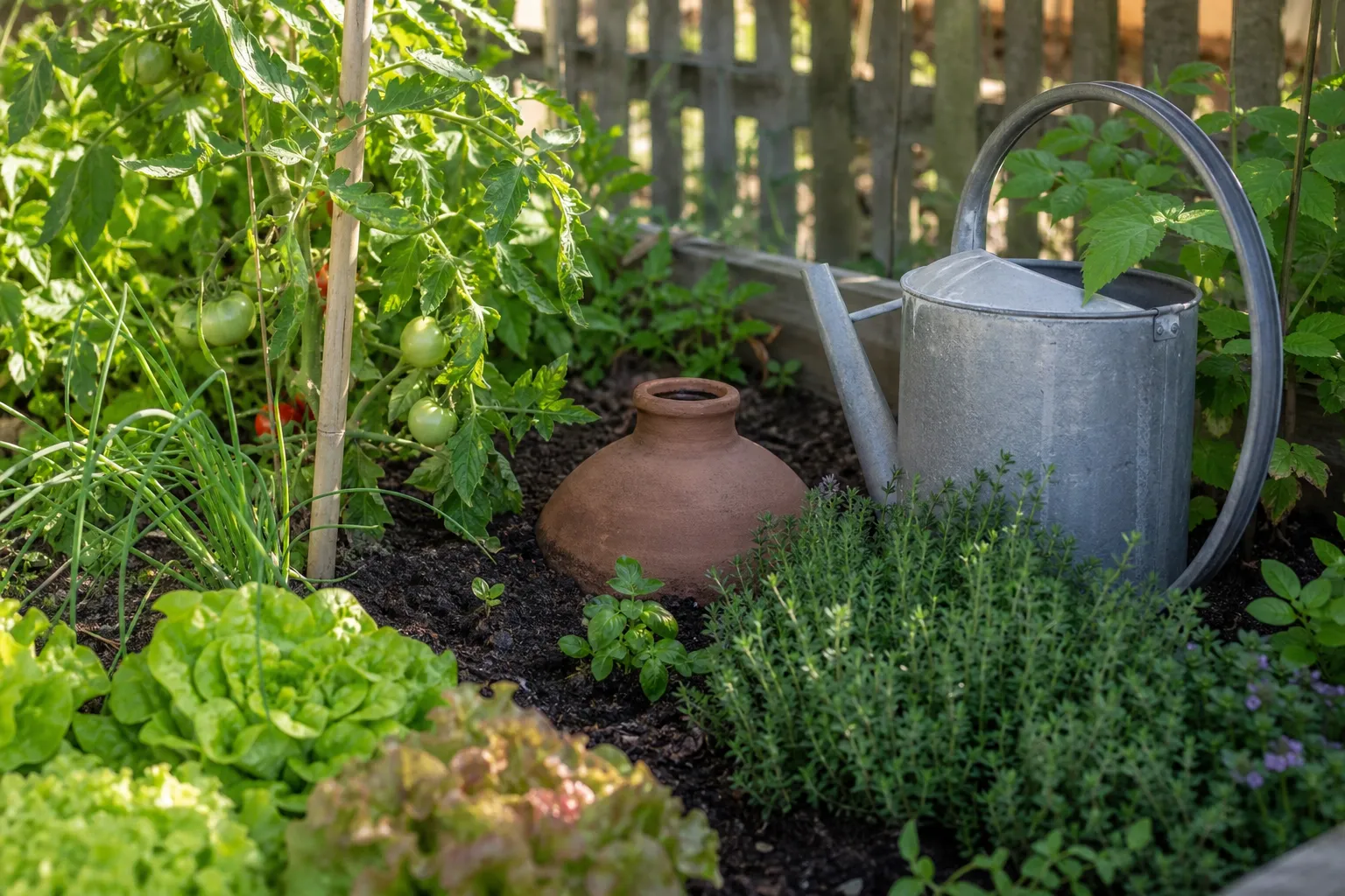 Olla-Bewässerung: Mit Tontöpfen den Garten wassersparend gießen