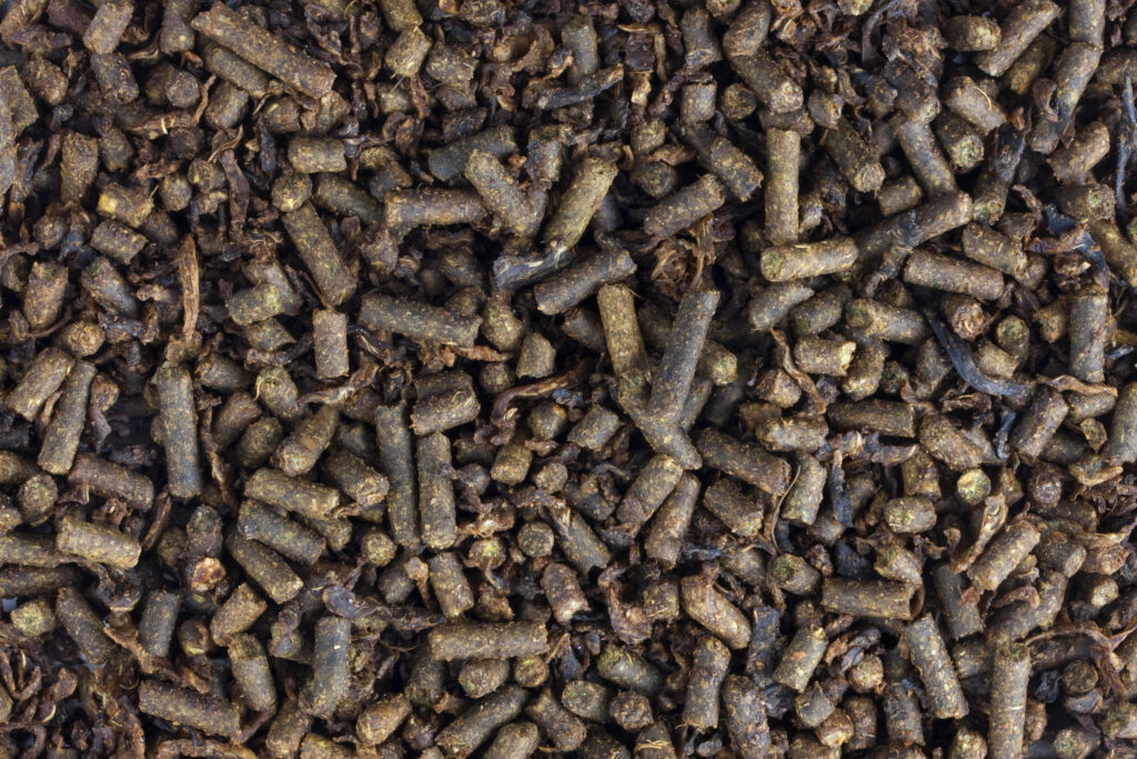 Horse feed pellets