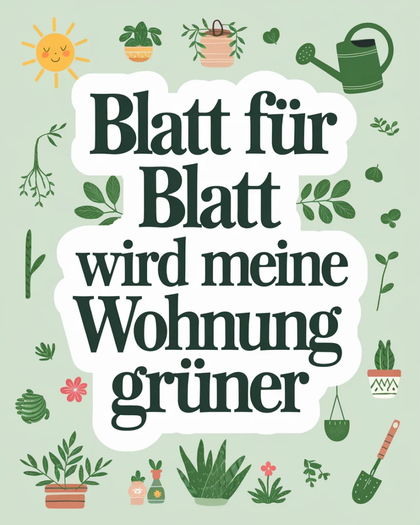 Zimmerpflanzen machen Wohnung grün