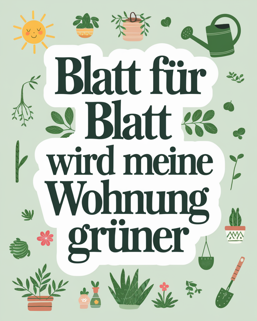 Zimmerpflanzen machen Wohnung grün