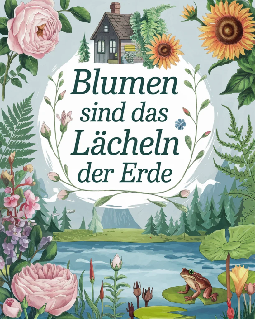 Blumen, Natur und ein gemütliches Haus