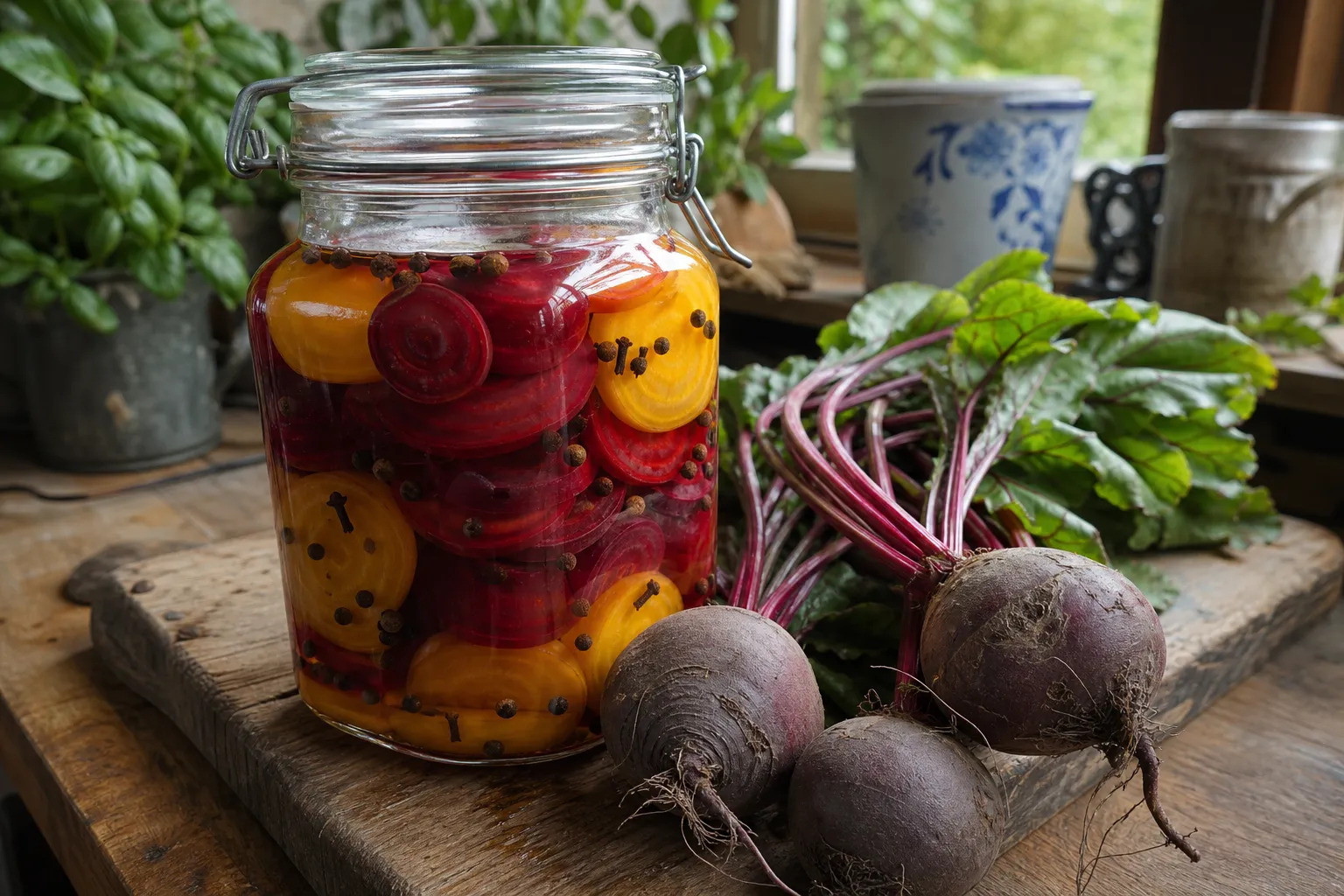 Rote Bete einlegen: süß-sauer mit Wintergewürzen, ohne Einkochen