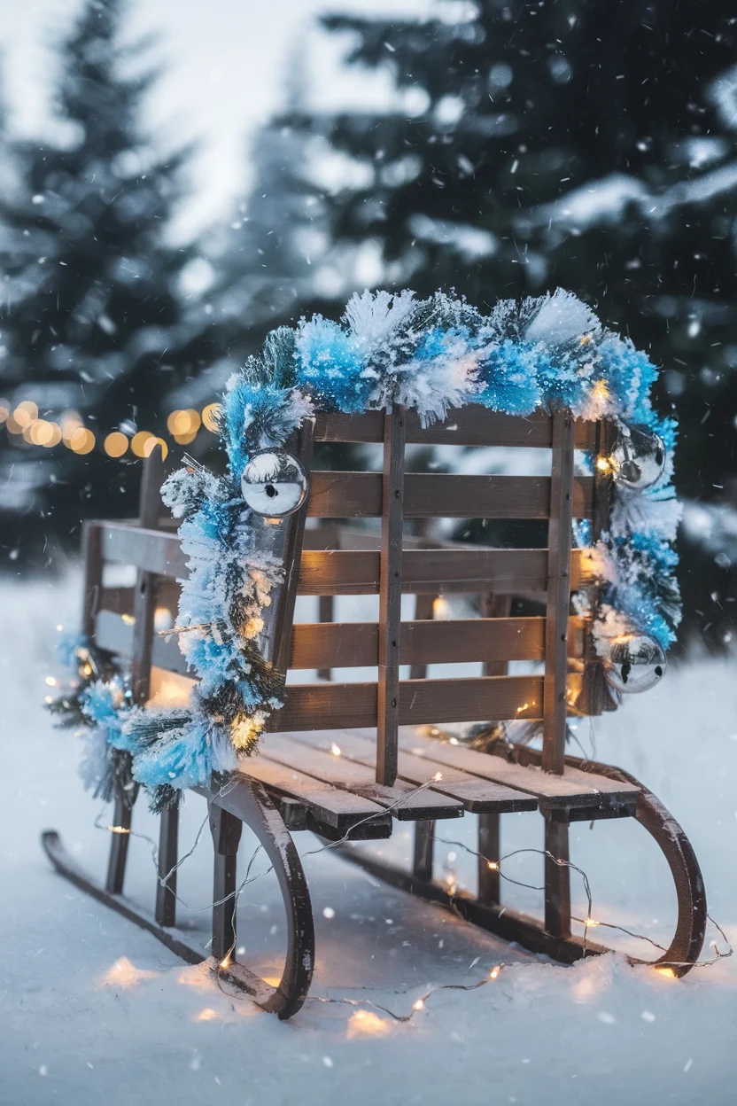 Winterliche Farbpalette für deinen Schlitten