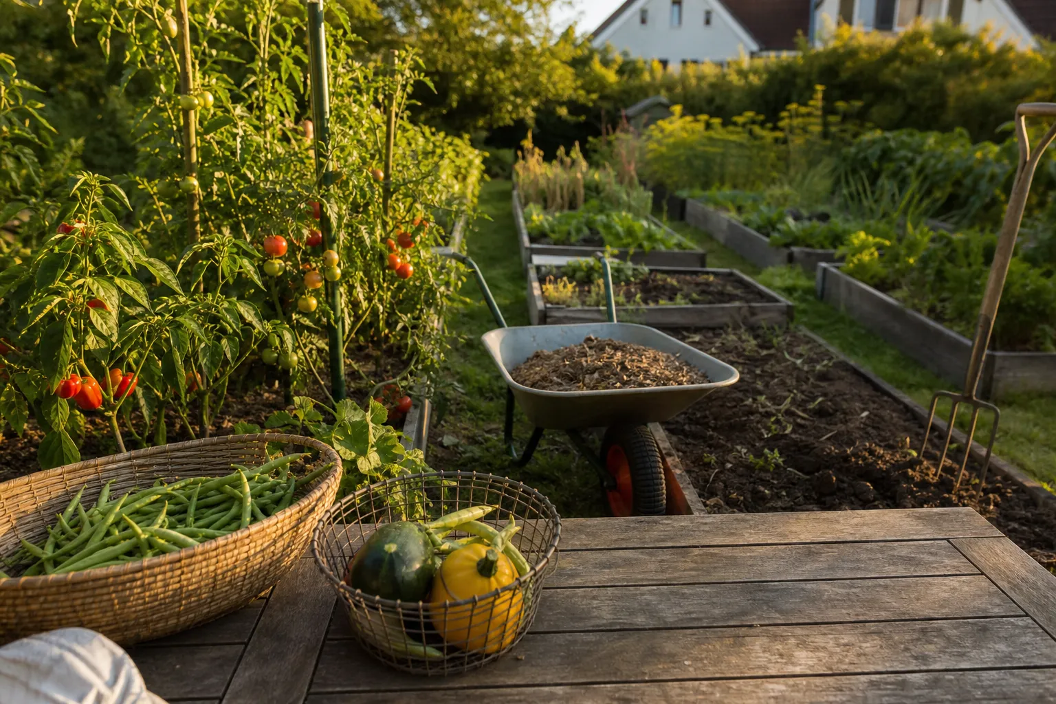 Garten im Spätsommer: die Aufgaben, die Ernte und Vorrat sichern