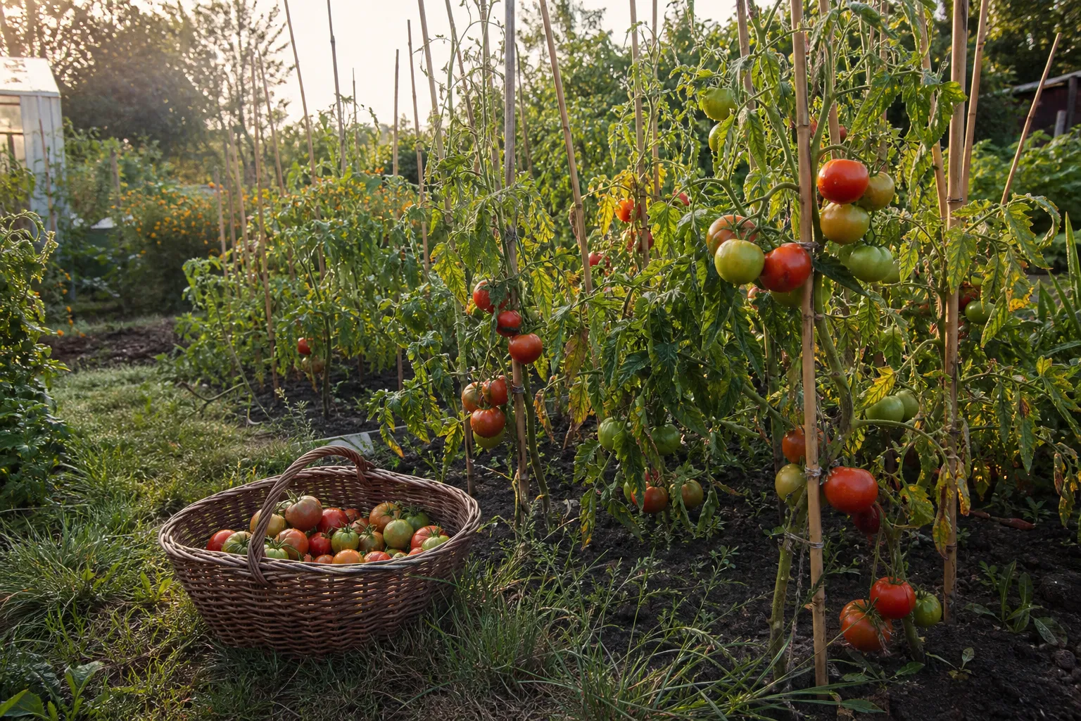 Tomaten am Saisonende: die letzten Aufgaben vor dem ersten Frost