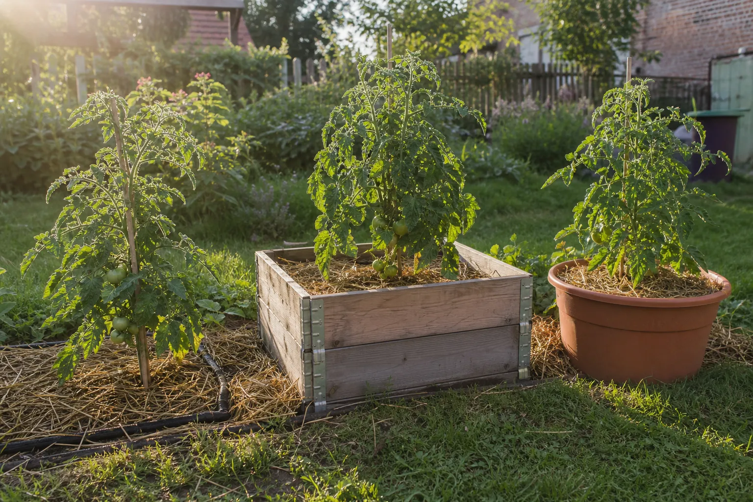 Tomaten gießen: Wie viel Wasser sie wirklich brauchen — im Beet, Hochbeet und Kübel