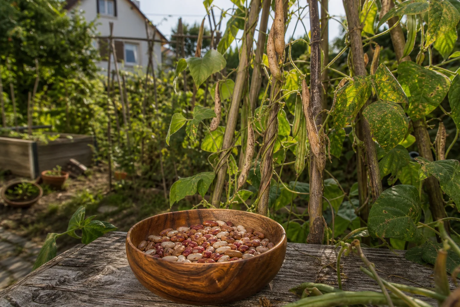 Trockenbohnen anbauen: Sorten, Aussaat, Ernte und Lagerung — Eiweiß aus dem Hausgarten