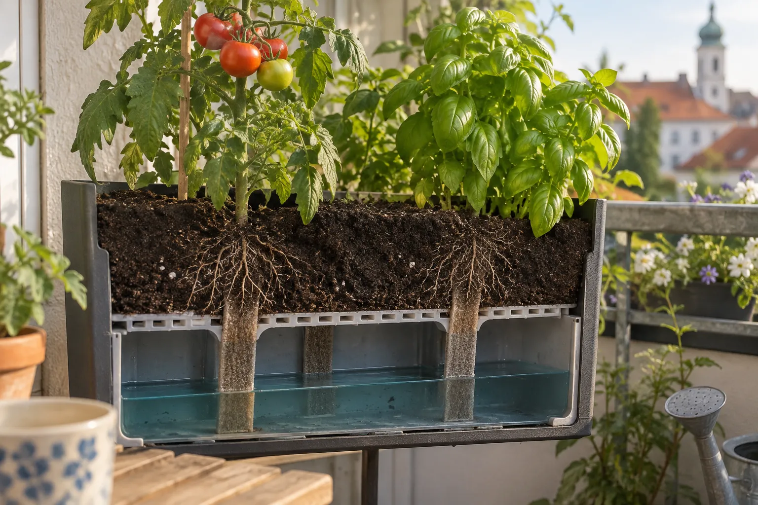 Pflanzgefäße mit Wasserspeicher: so funktionieren sie wirklich