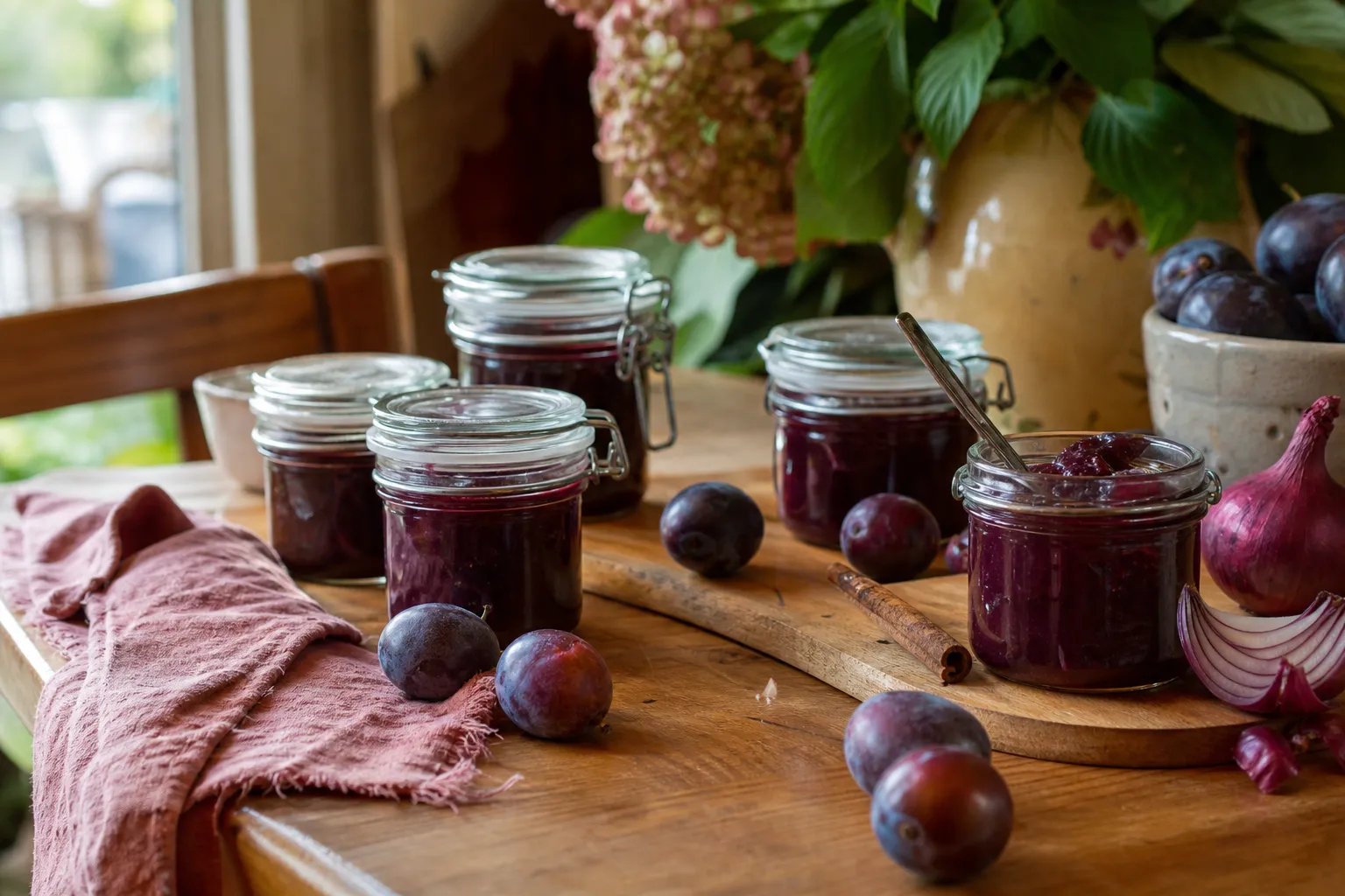 Zwetschgen-Chutney einkochen: die Herbsternte würzig haltbar machen