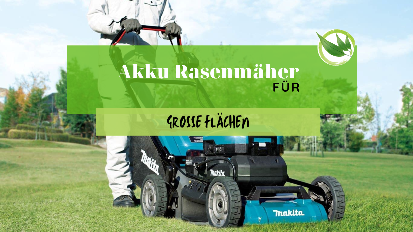 Akku Rasenmäher für große Flächen: Unsere Top 3 2024