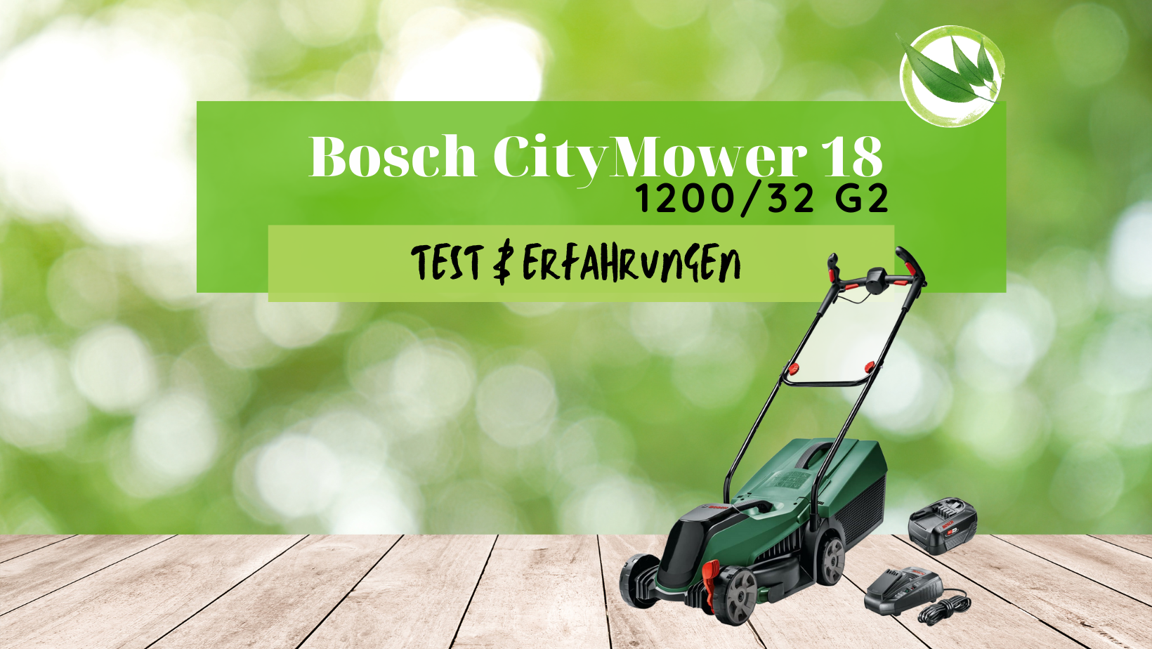 Bosch CityMower 18 Test & Erfahrungen 2023