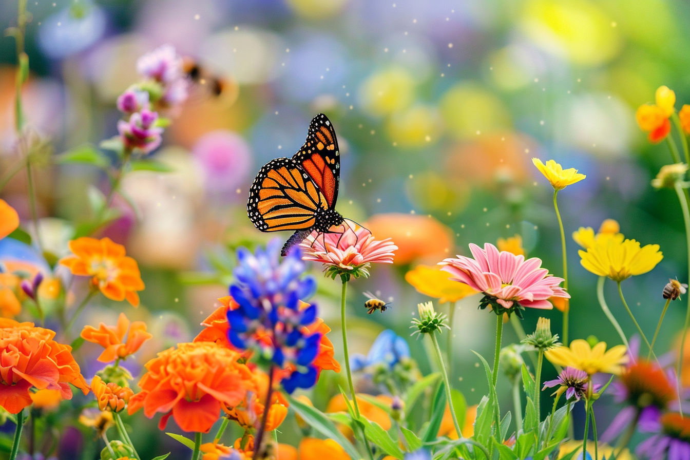 23 Pflanzen, die deinen Garten in ein Paradies für Bienen und Schmetterlinge verwandeln