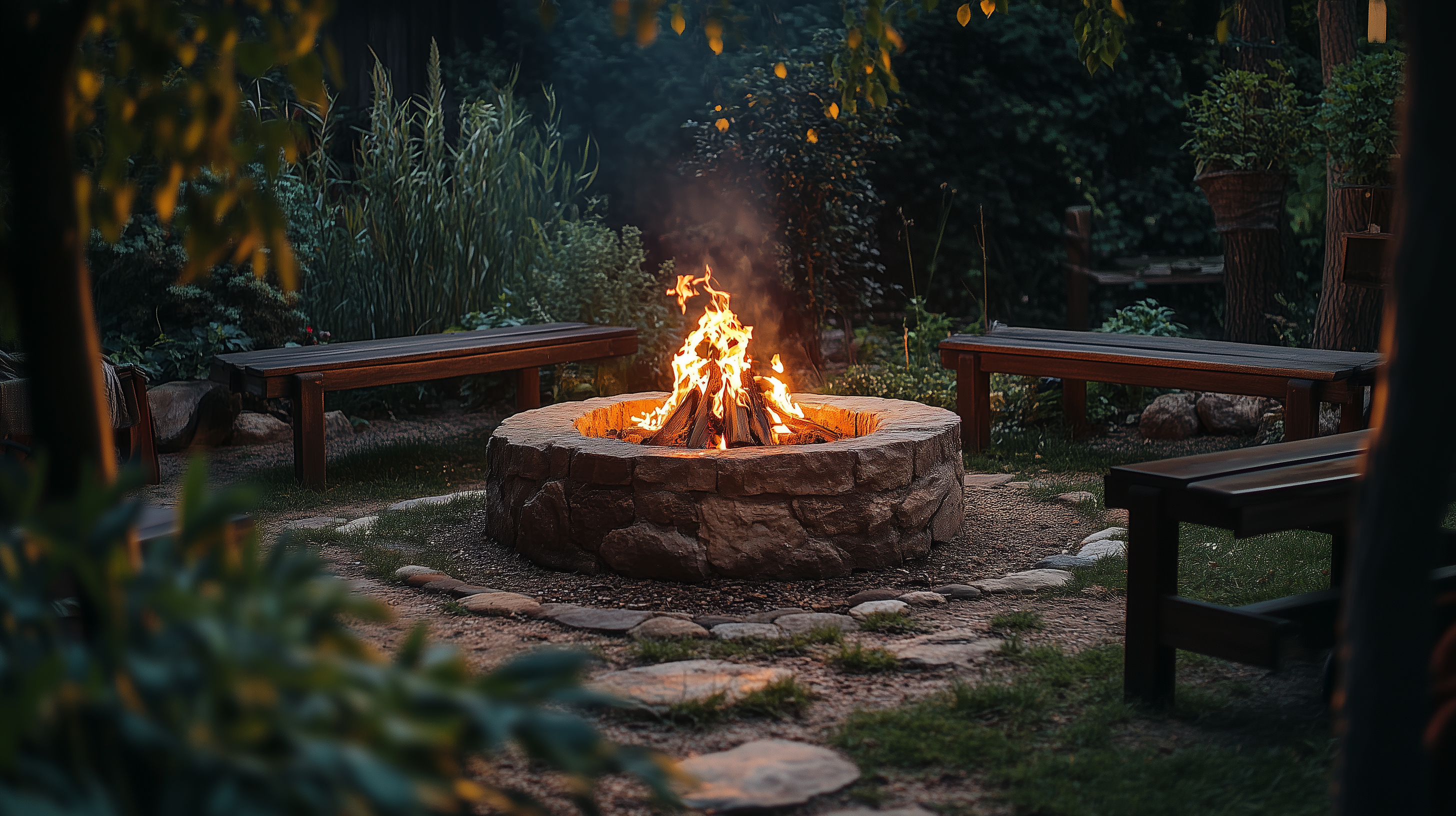 13 fantastische Ideen für die perfekte Sitzecke im Garten rund um die Feuerstelle