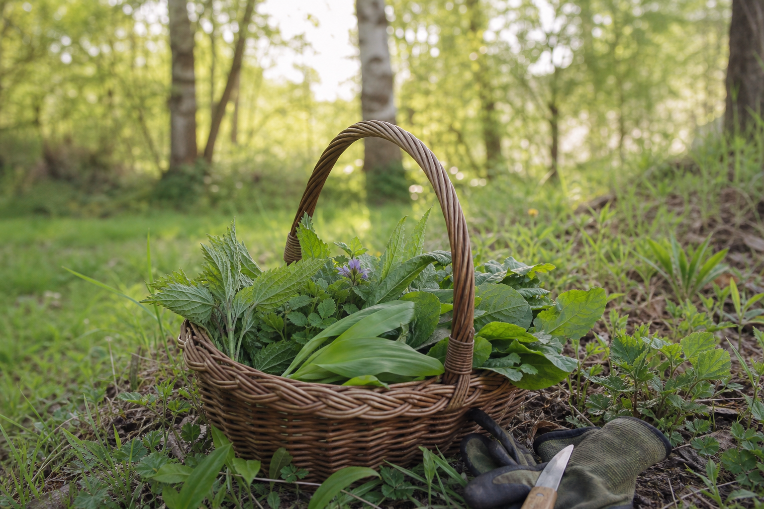 Wildkräuter im Frühling: 18 essbare Pflanzen, die du jetzt sicher sammeln kannst