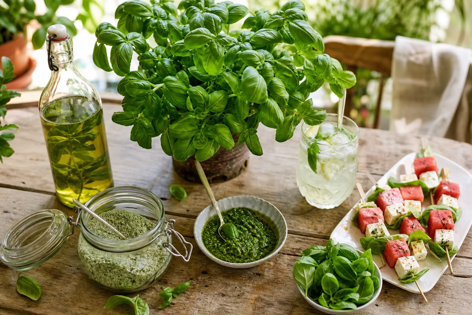 Basilikum verwerten: 10 ungewöhnliche Ideen jenseits von Pesto