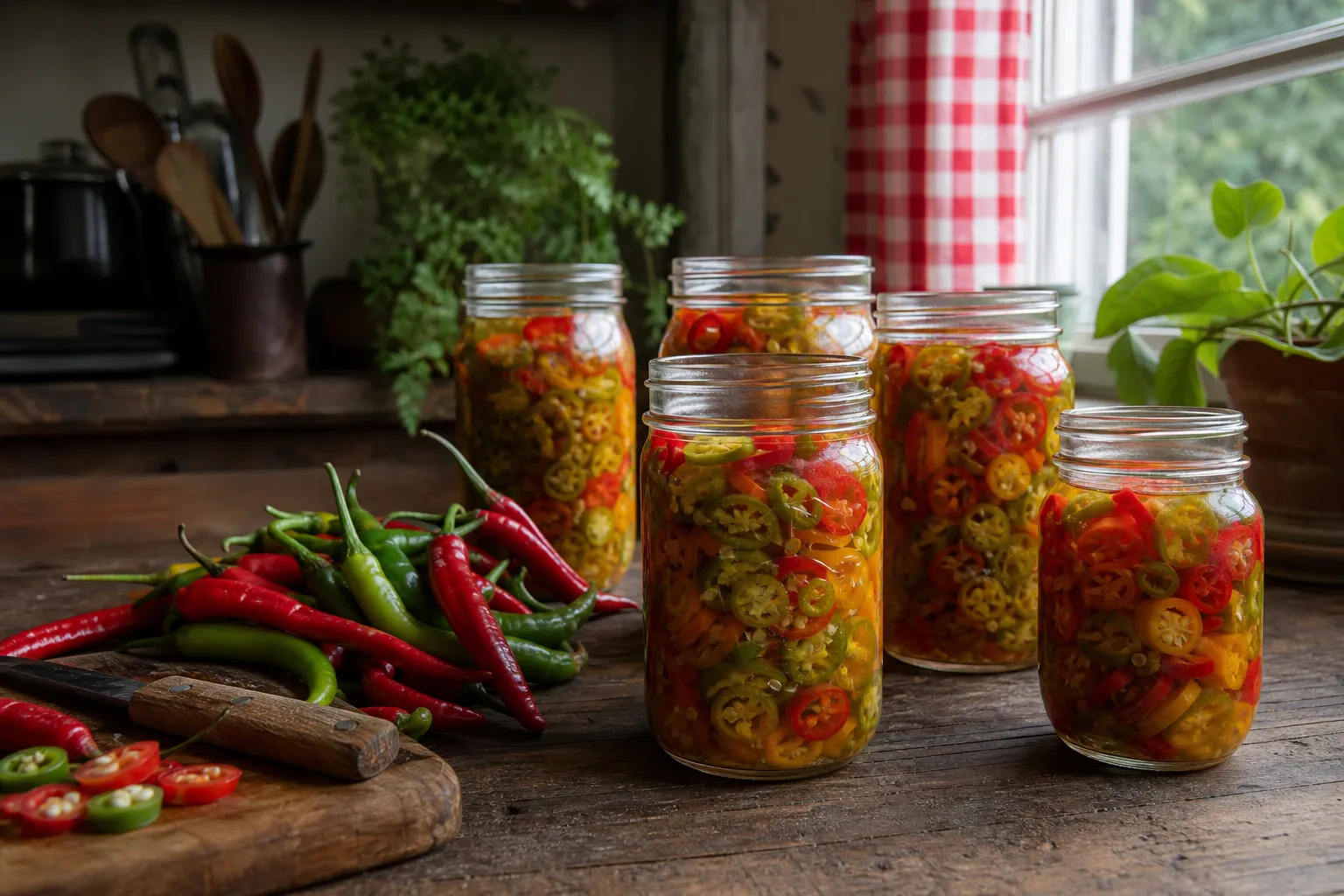 Chili und Peperoni einlegen: So machst du deine scharfe Ernte haltbar