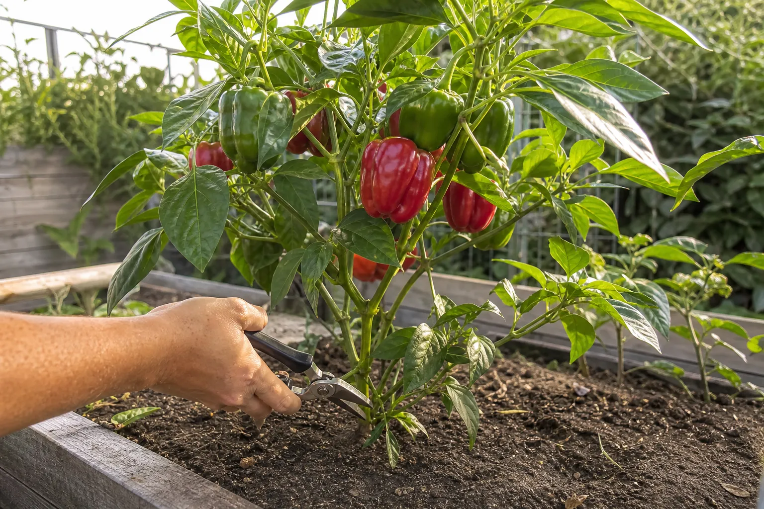 Paprika schneiden: mit ein paar Handgriffen zu mehr Ernte