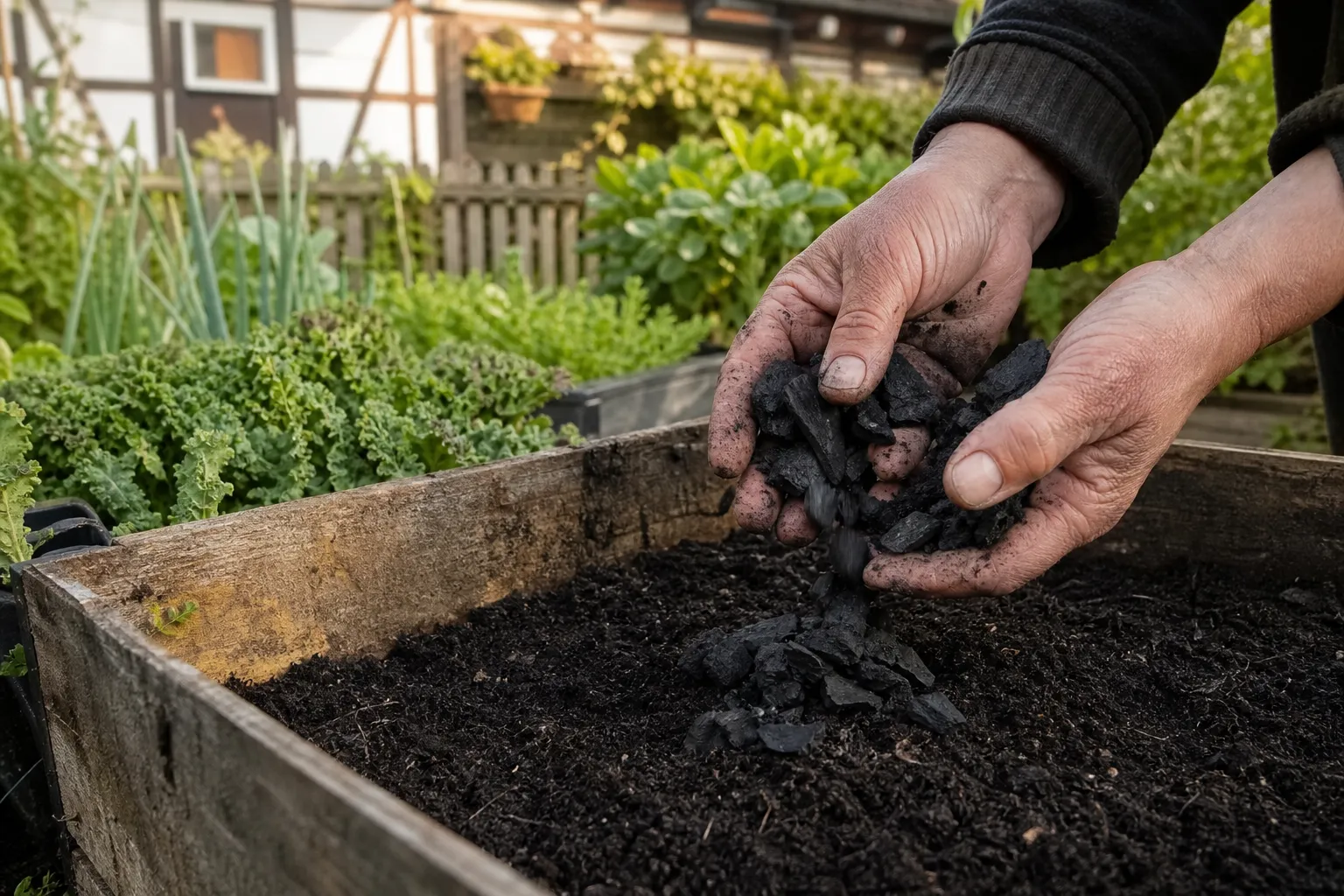 Pflanzenkohle selber machen: von der Feuerstelle zum Terra-Preta-Boden