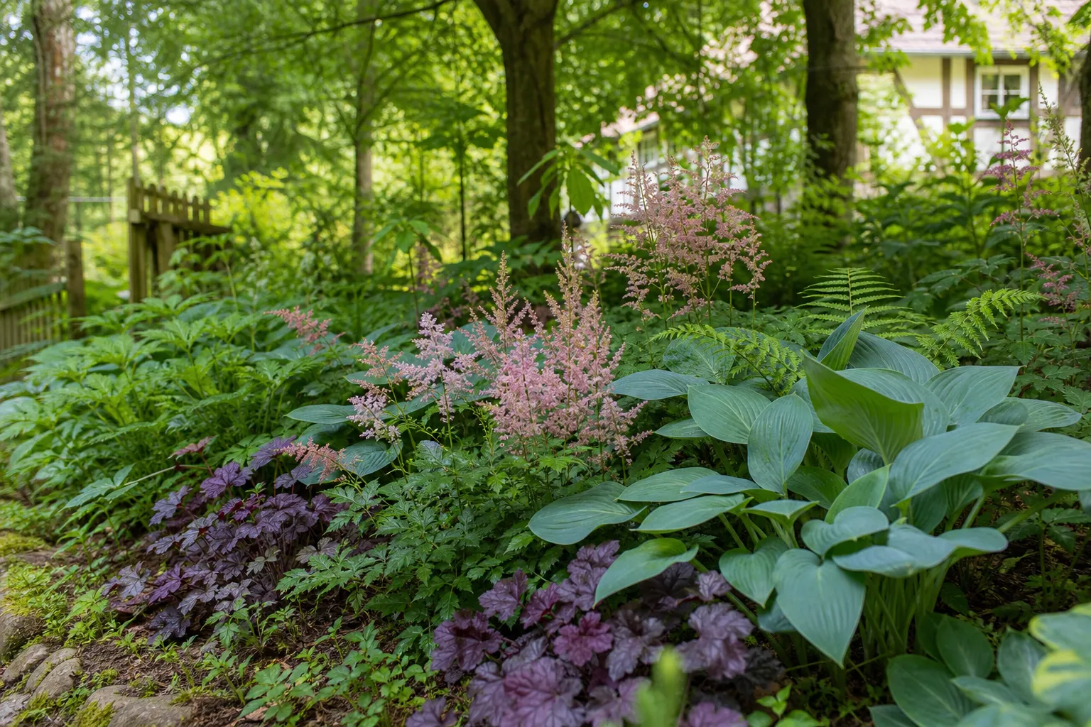 Schattenstauden: Was in dunklen Gartenecken wirklich wächst