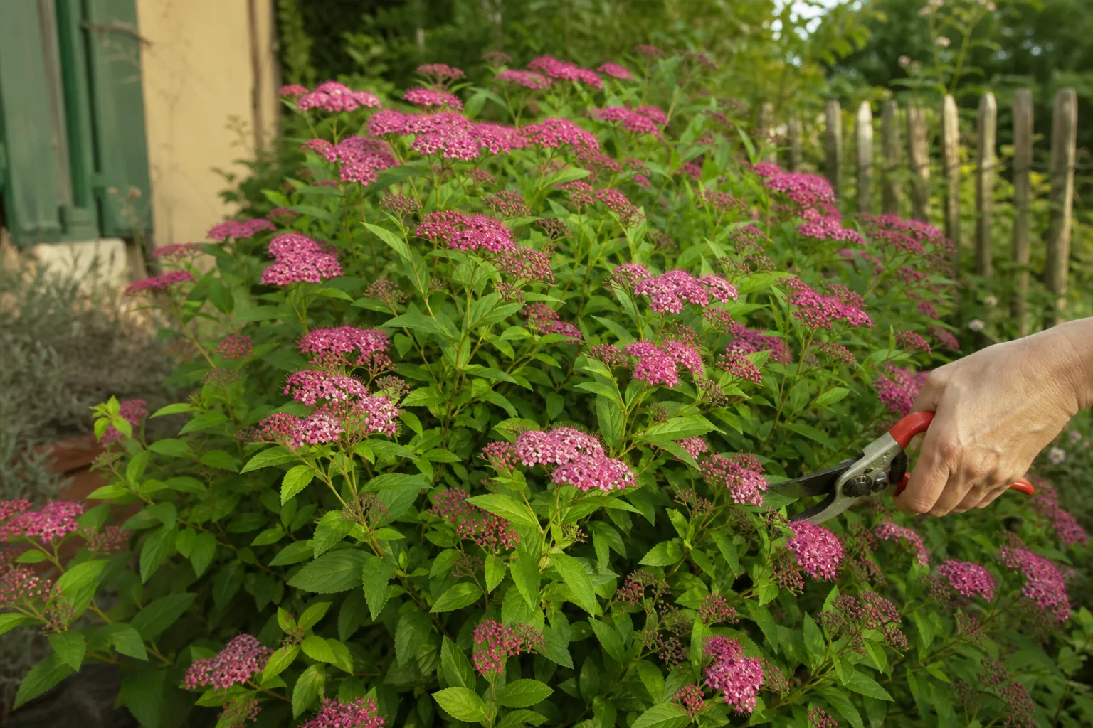 Sommerspiere im Hochsommer ausputzen: So kommt die zweite Blüte
