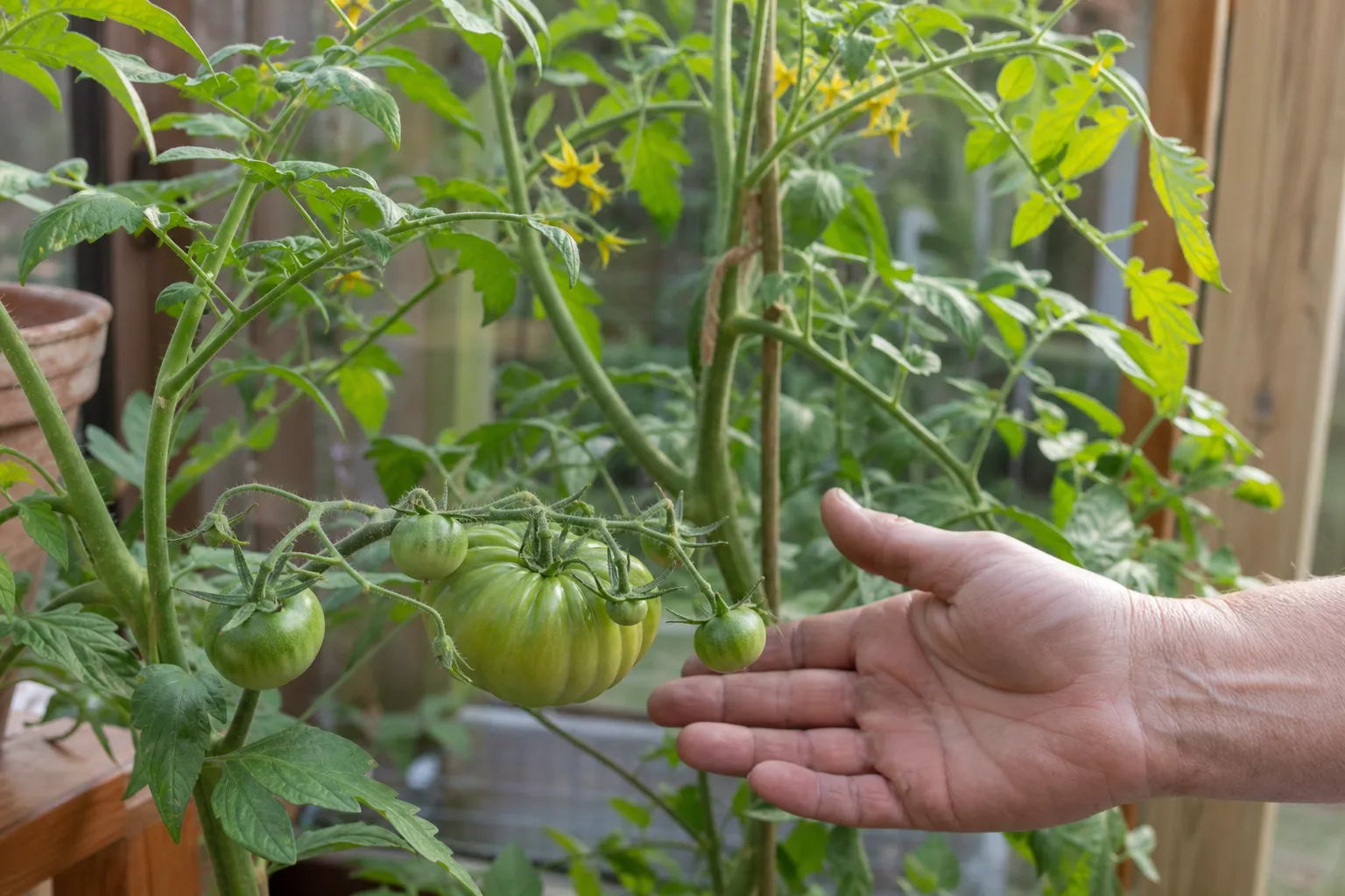 Die Königsblüte der Tomate: entfernen oder stehen lassen?