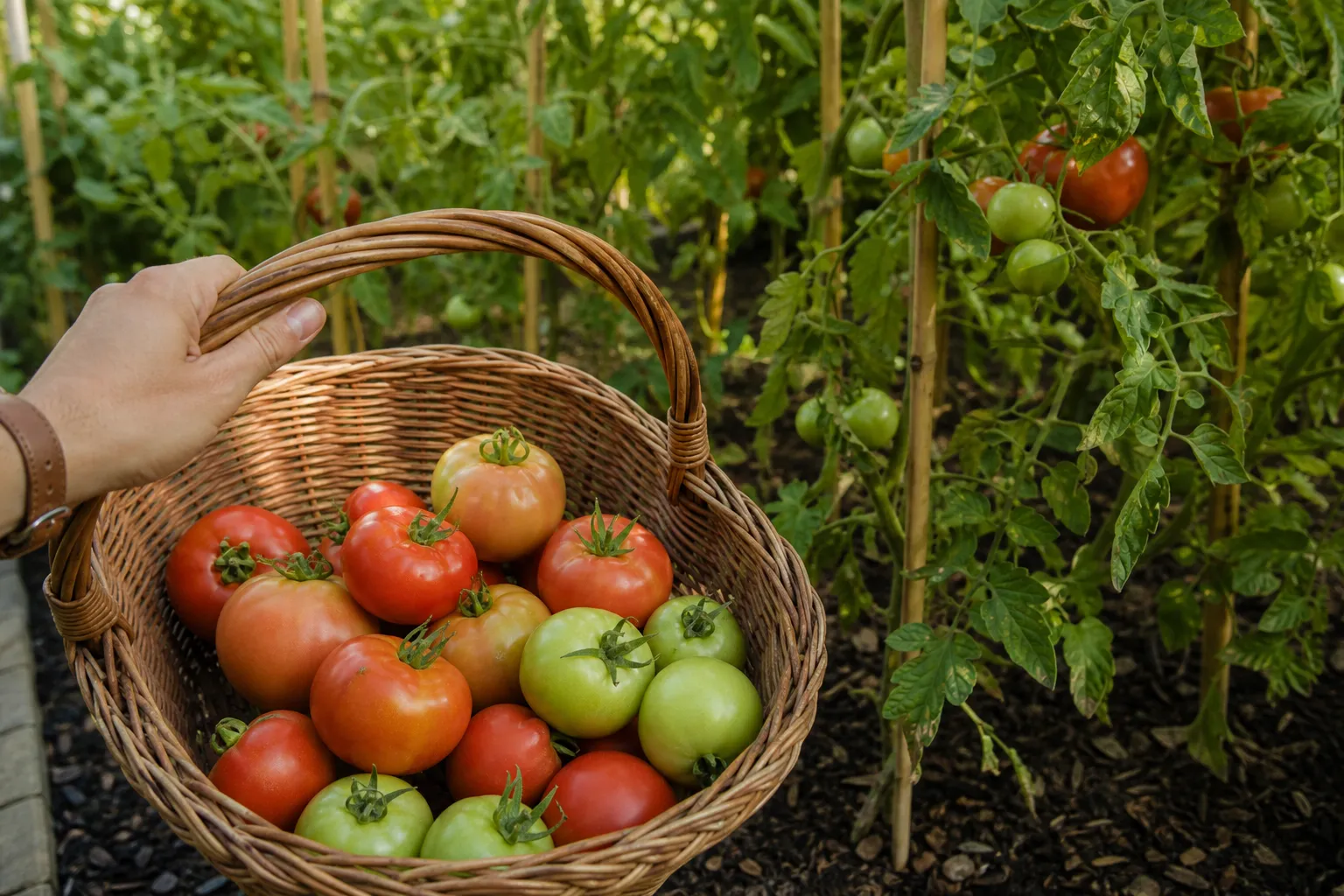 Tomaten richtig ernten: Der beste Zeitpunkt ist früher, als du denkst