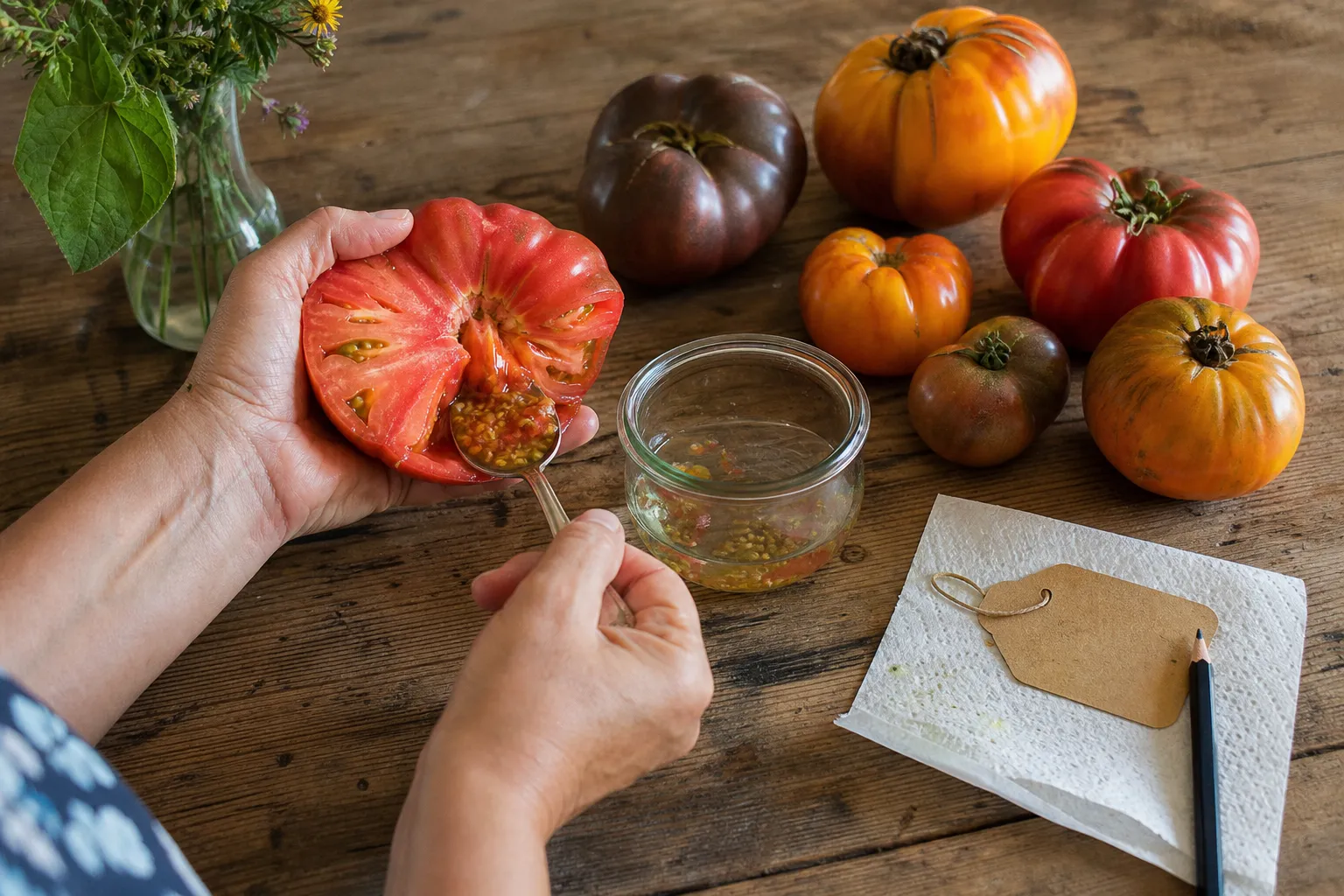 Tomatensamen selbst gewinnen: mit Fermentation zu keimfreudigem Saatgut