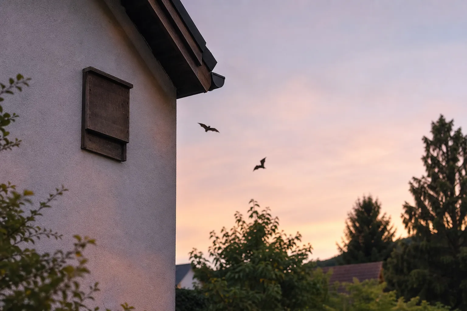 Fledermauskasten selber bauen: Quartier für die beste Mückenabwehr im Garten