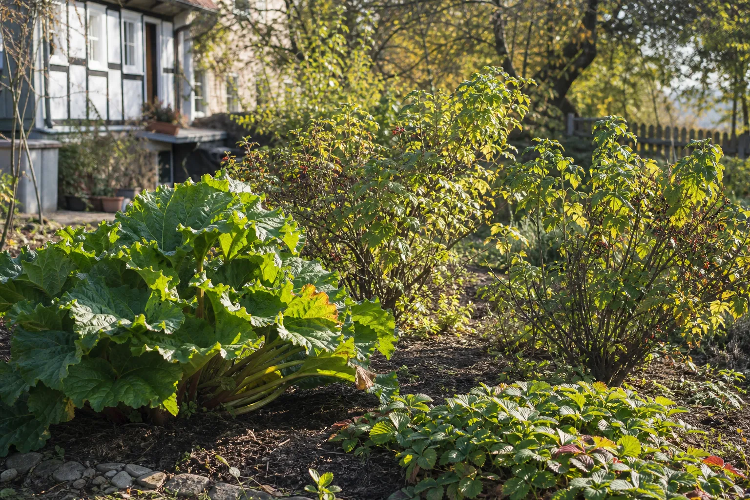 Mehrjähriges Gemüse und Obst im Herbst pflanzen