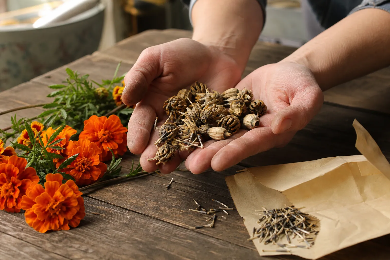 Tagetes-Samen ernten: So gewinnst du Studentenblumen-Saatgut fürs nächste Jahr