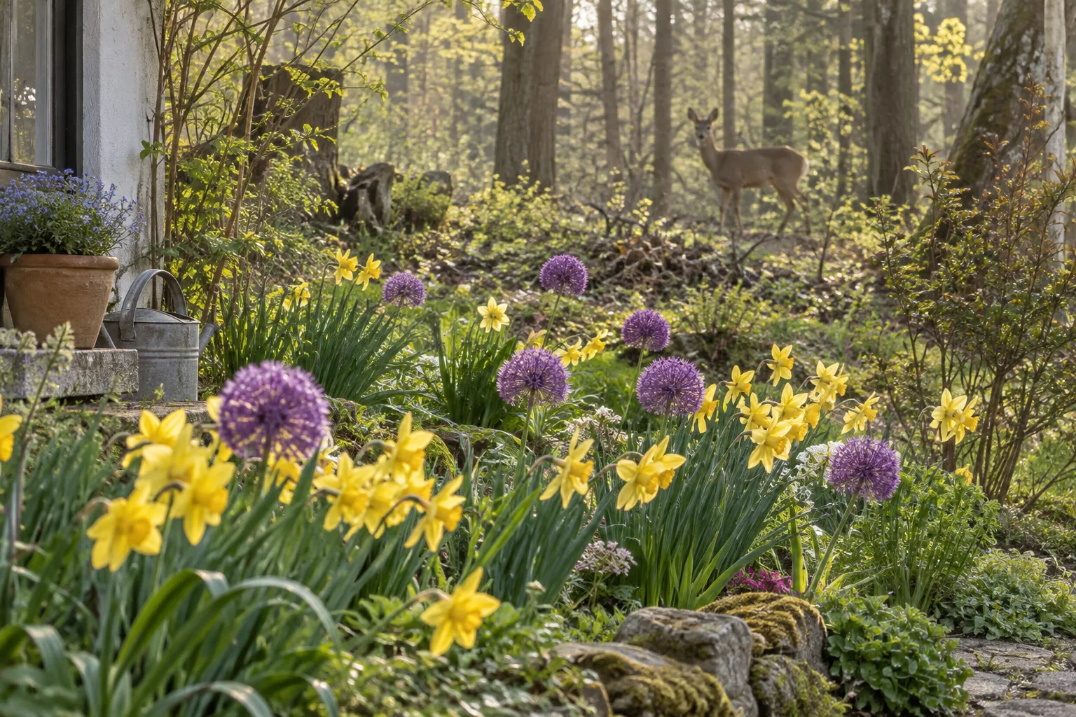 Blumenzwiebeln, die Rehe nicht fressen: 9 Arten für den Garten am Waldrand