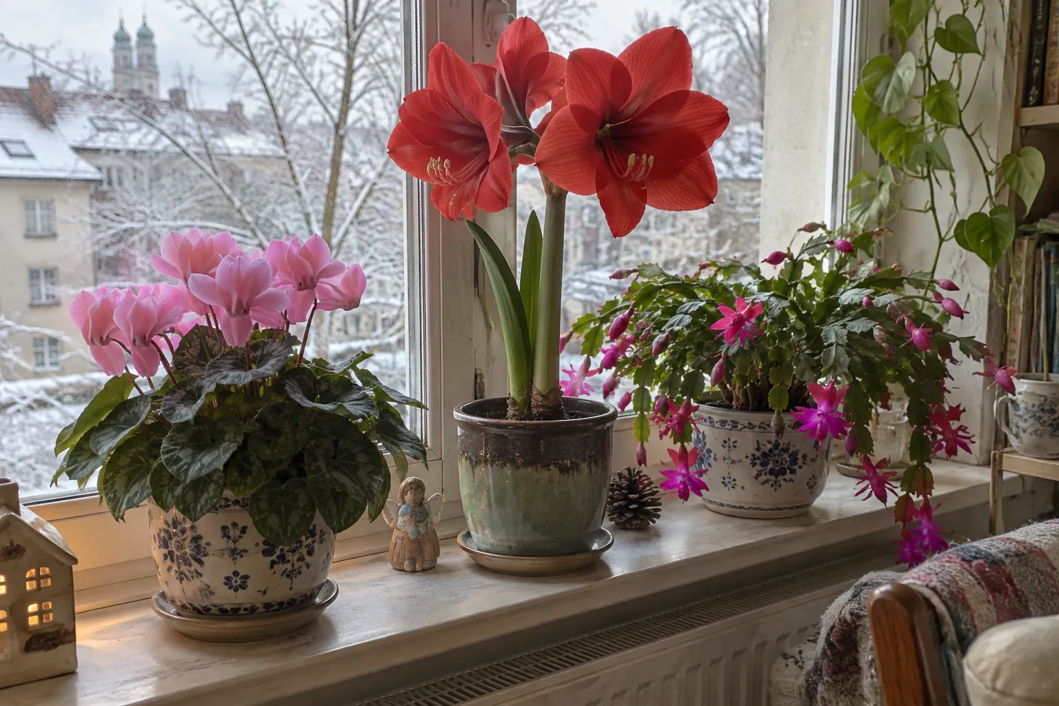 Zimmerpflanzen, die im Winter blühen: 8 Arten, die durch die dunklen Monate tragen